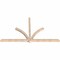 Ekena Millwork Redmond Smooth Timber Gable Bracket, Douglas Fir, 108"W x 63"H x 3 1/2"D x 3 1/2"F, 14/12 Pitch GBW108X63X0404RED00SDF - alternate 4